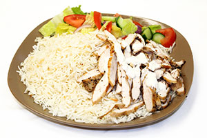 Medium Shawarma Rice & Salad